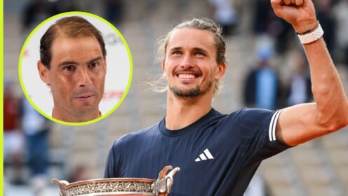Rafael Nadal and Alexander Zverev