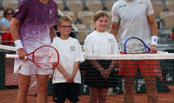 Casper Ruud and Joao Fonseca at 2026 Roland Garros