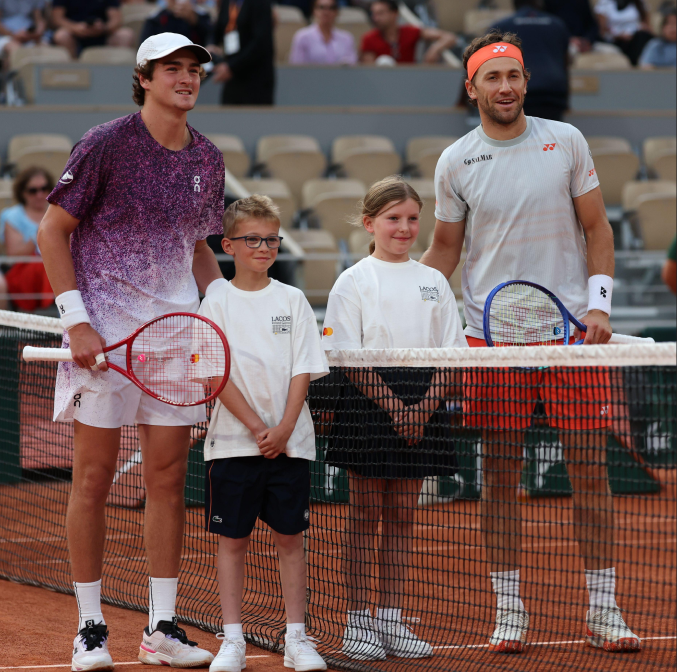 Casper Ruud and Joao Fonseca at 2026 Roland Garros