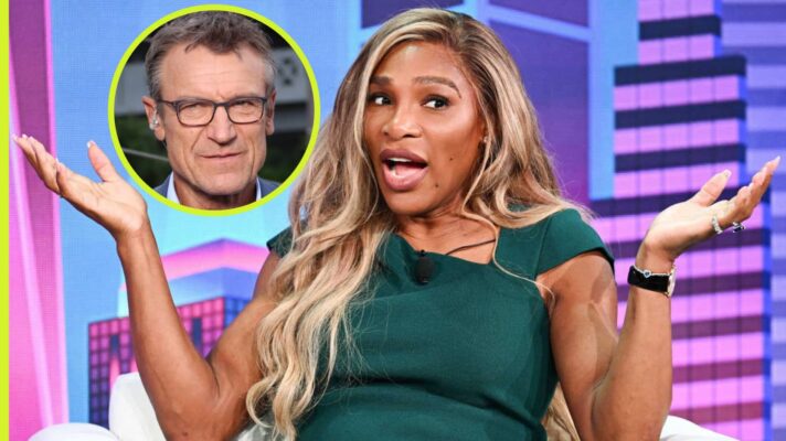 Serena Williams and Mats Wilander
