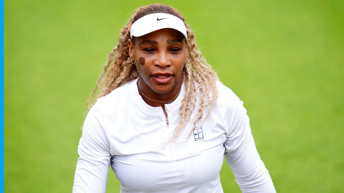Pictured: Serena Willliams in action
