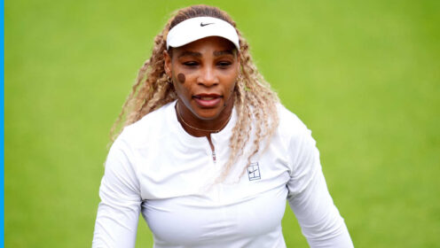 Pictured: Serena Willliams in action