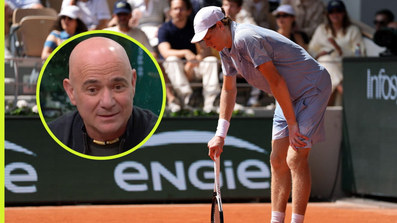 Jannik Sinner and Andre Agassi