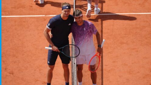 Alexander Zverev and Flavio Cobolli