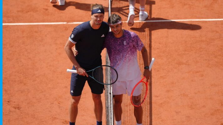 Alexander Zverev and Flavio Cobolli