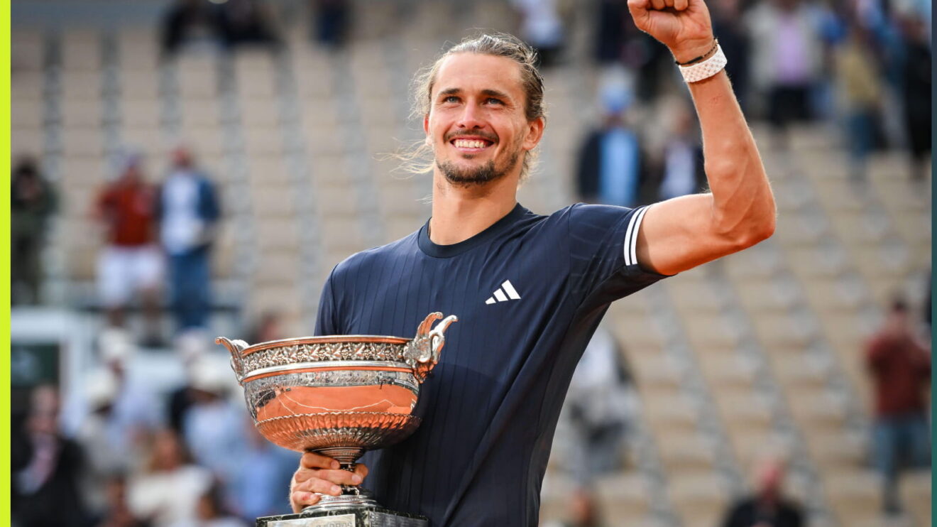 Alexander Zverev at Roland Garros
