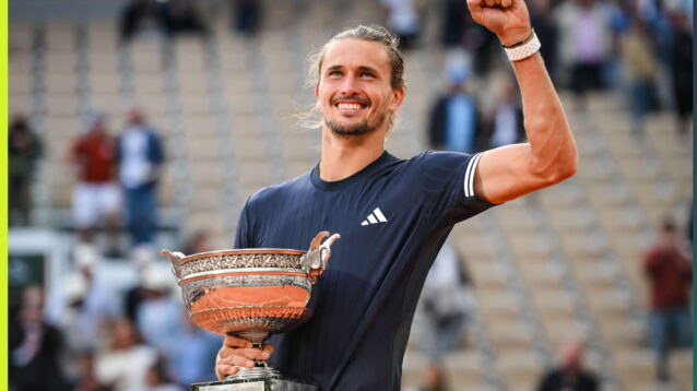 Alexander Zverev at Roland Garros