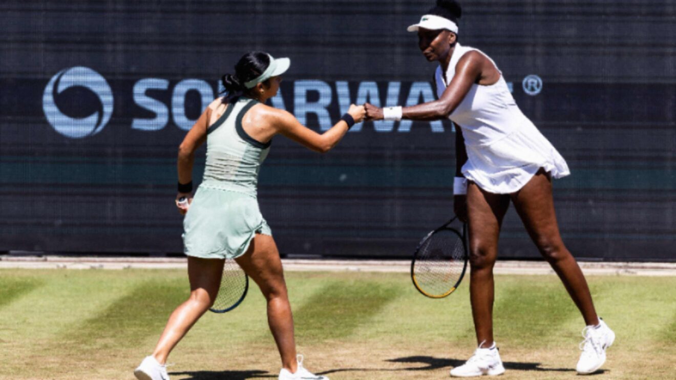 Alexandra Eala and Venus Williams at Bad Homburg