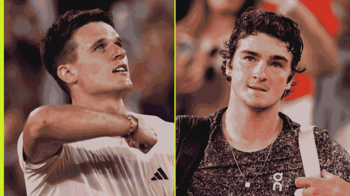 Pictured: Jakub Mensik and Joao Fonseca