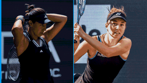 Pictured: Jessica Pegula and Linda Noskova at the Berlin Open