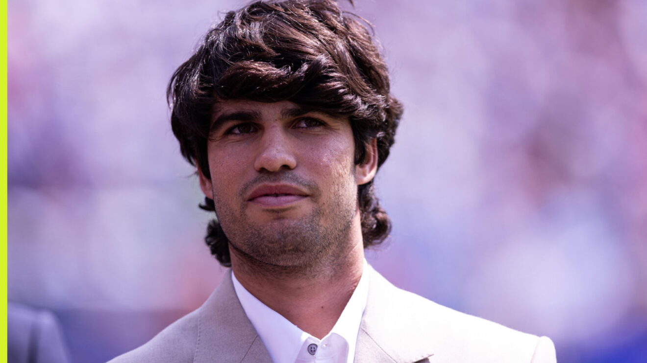 Carlos Alcaraz at the World Cup final