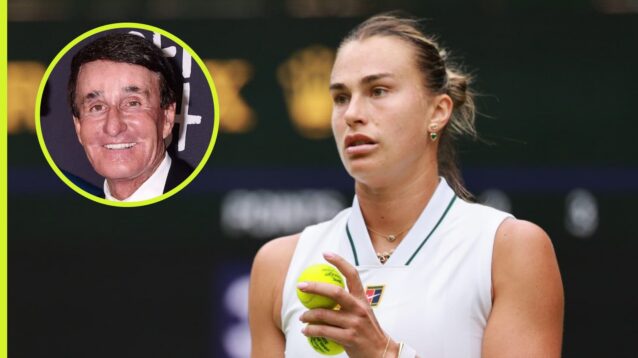 Aryna Sabalenka and Rick Macci