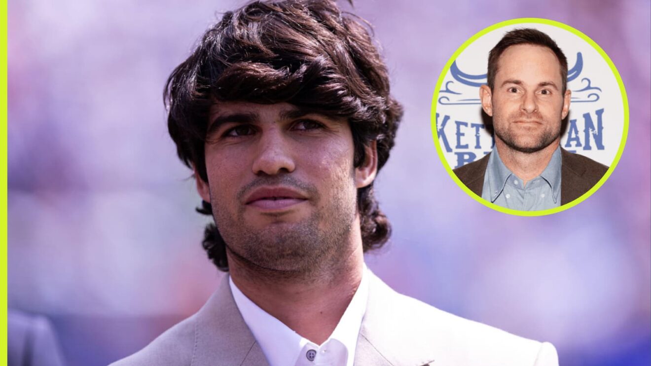 Carlos Alcaraz and Andy Roddick