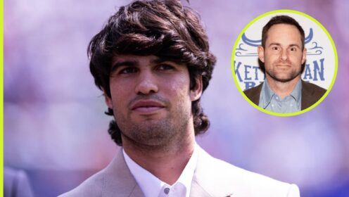 Carlos Alcaraz and Andy Roddick