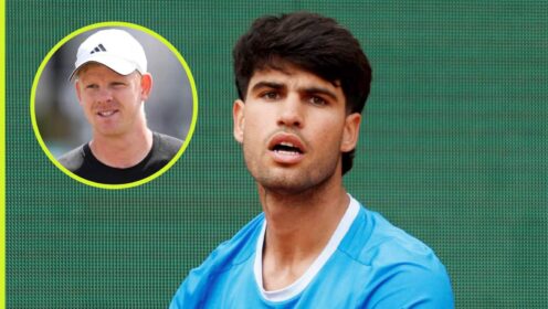 Carlos Alcaraz and Kyle Edmund