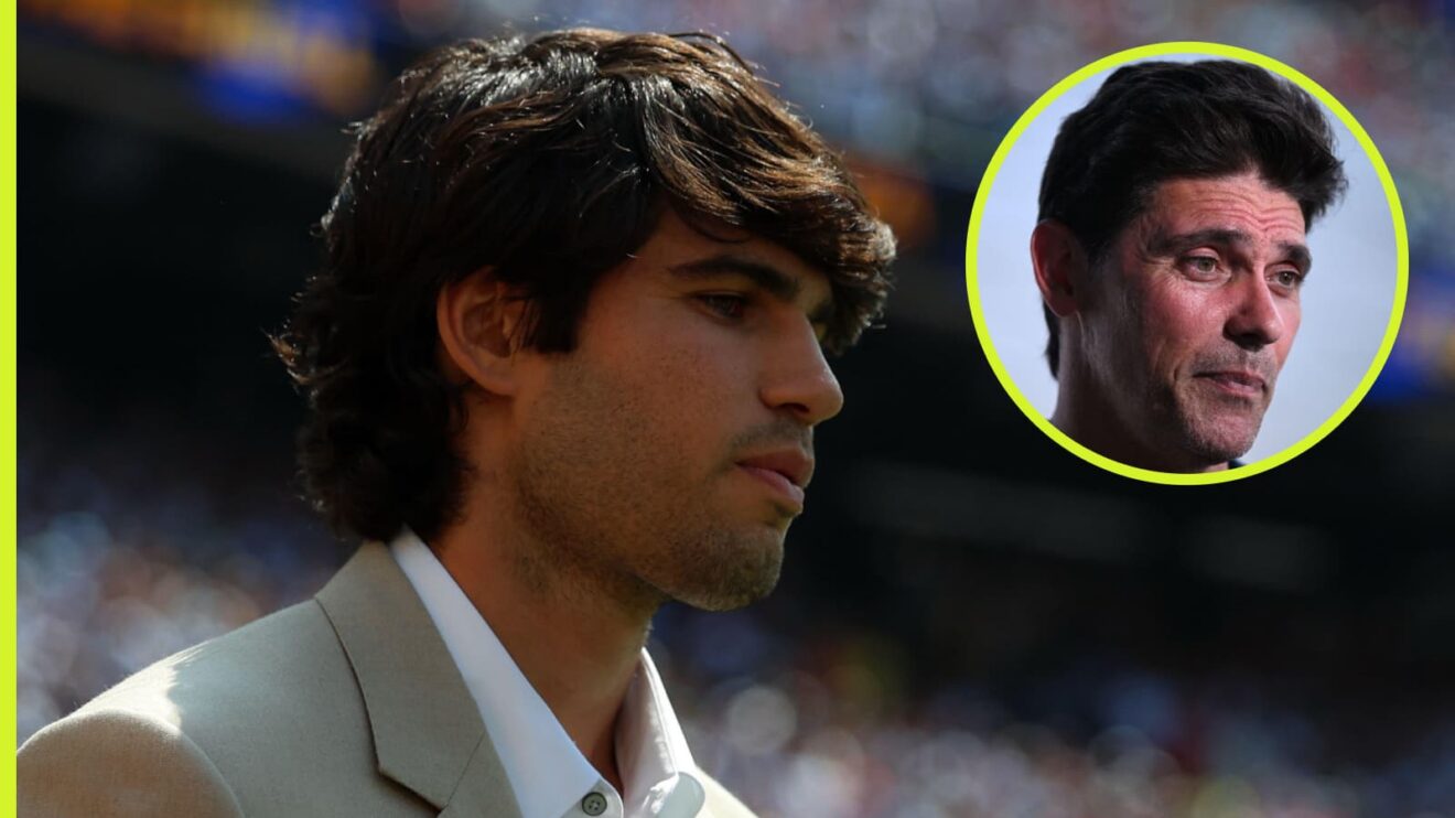 Carlos Alcaraz and Mark Philippoussis