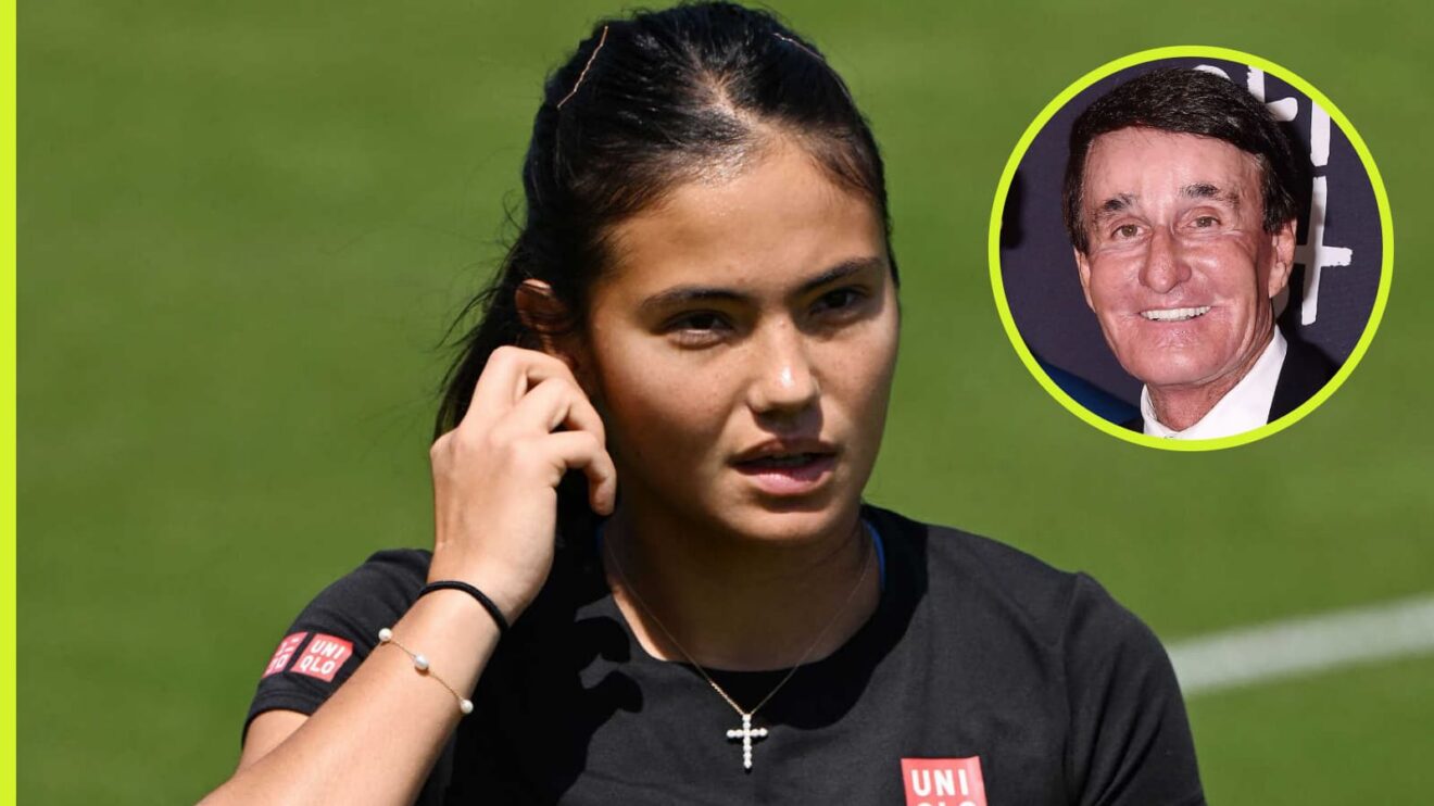 Emma Raducanu and Rick Macci