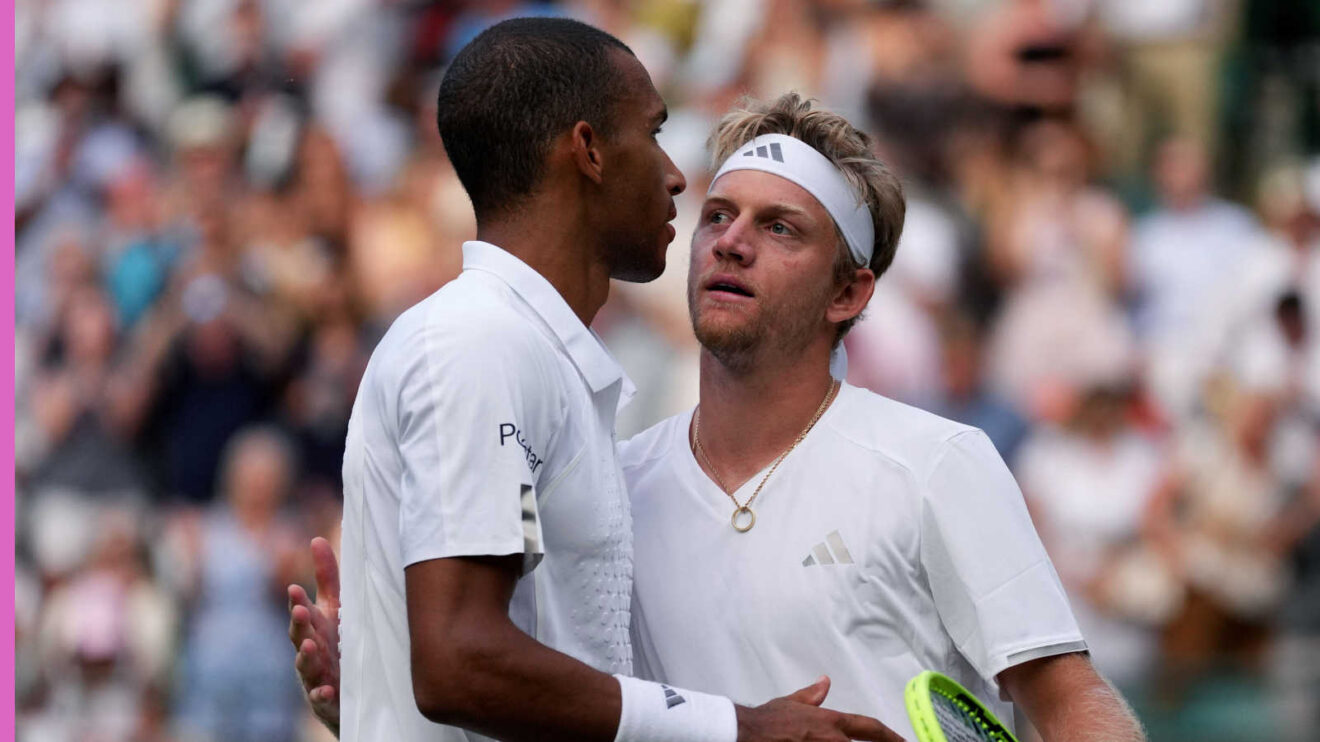 Pictured: Felix Auger-Aliassime and Alejandro Davidovich Fokina