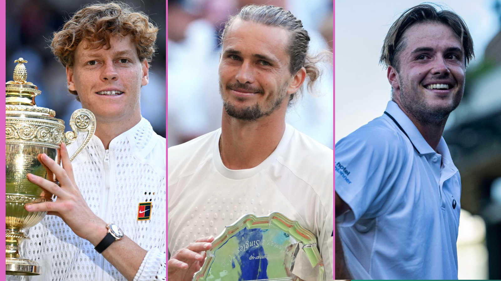 ATP Rankings: Sinner untouchable, Zverev bumps Alcaraz down, Fery new British No 1 with +78 jump