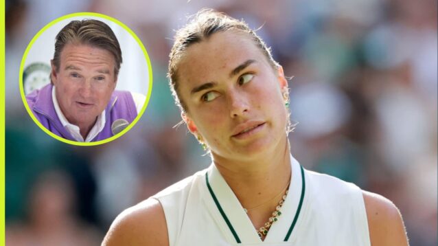 Jimmy Connors and Aryna Sabalenka