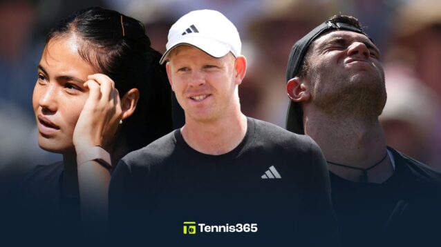 Kyle Edmund, Emma Raducanu and Jack Draper