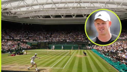 Wimbledon Centre Court with Kyle Edmund