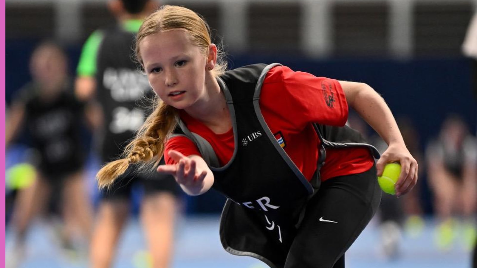 Ball kid trials for the Laver Cup