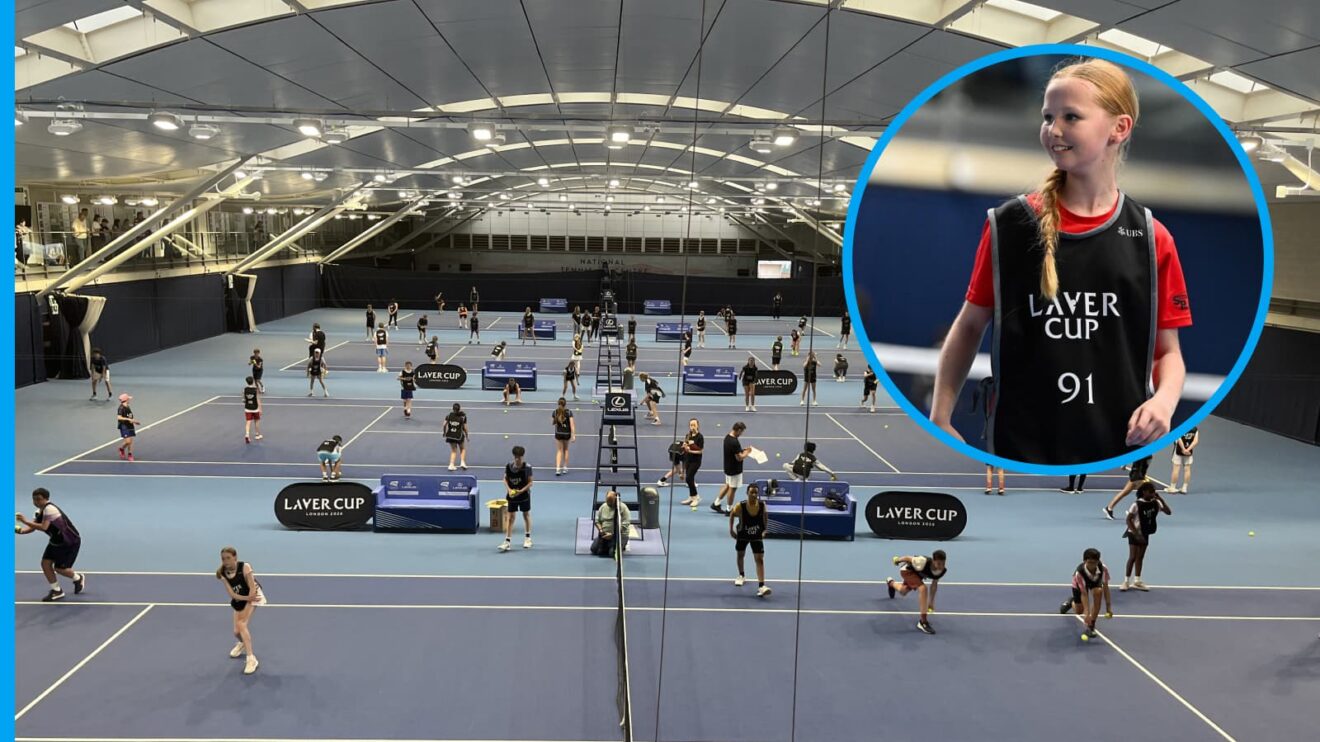 Laver Cup ball kid trials at the National Tennis Centre