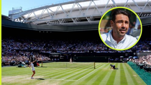 Wimbledon Centre Court and Marcos Baghdatis