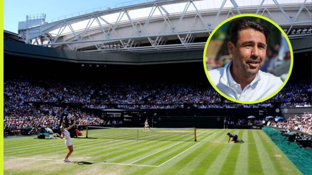 Wimbledon Centre Court and Marcos Baghdatis