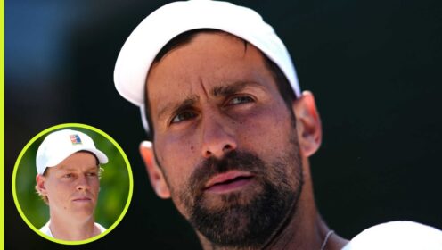Novak Djokovic and Jannik Sinner