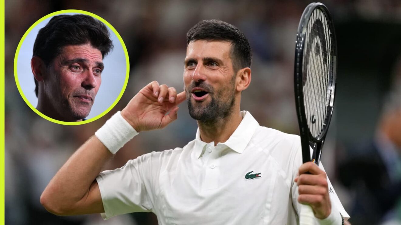 Novak Djokovic and Mark Philippoussis