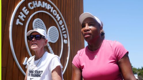 Serena Williams and Rennae Stubbs
