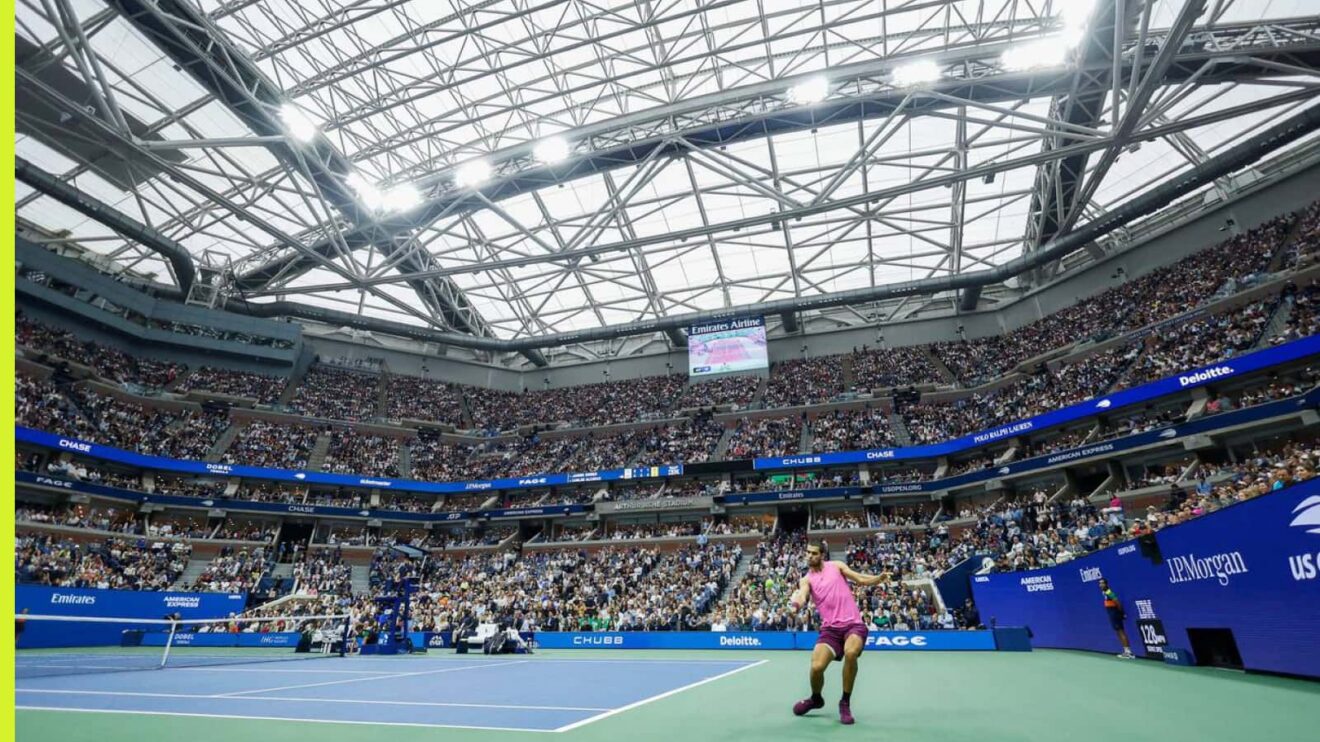 Carlos Alcaraz at the US Open