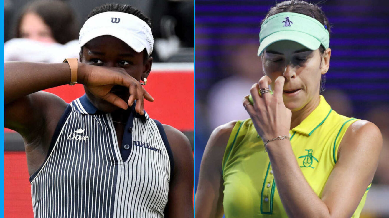 Pictured: Victoria Mboko and Ajla Tomljanovic