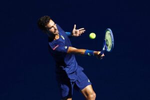 Pictured: Noah Rubin on the ATP Tour