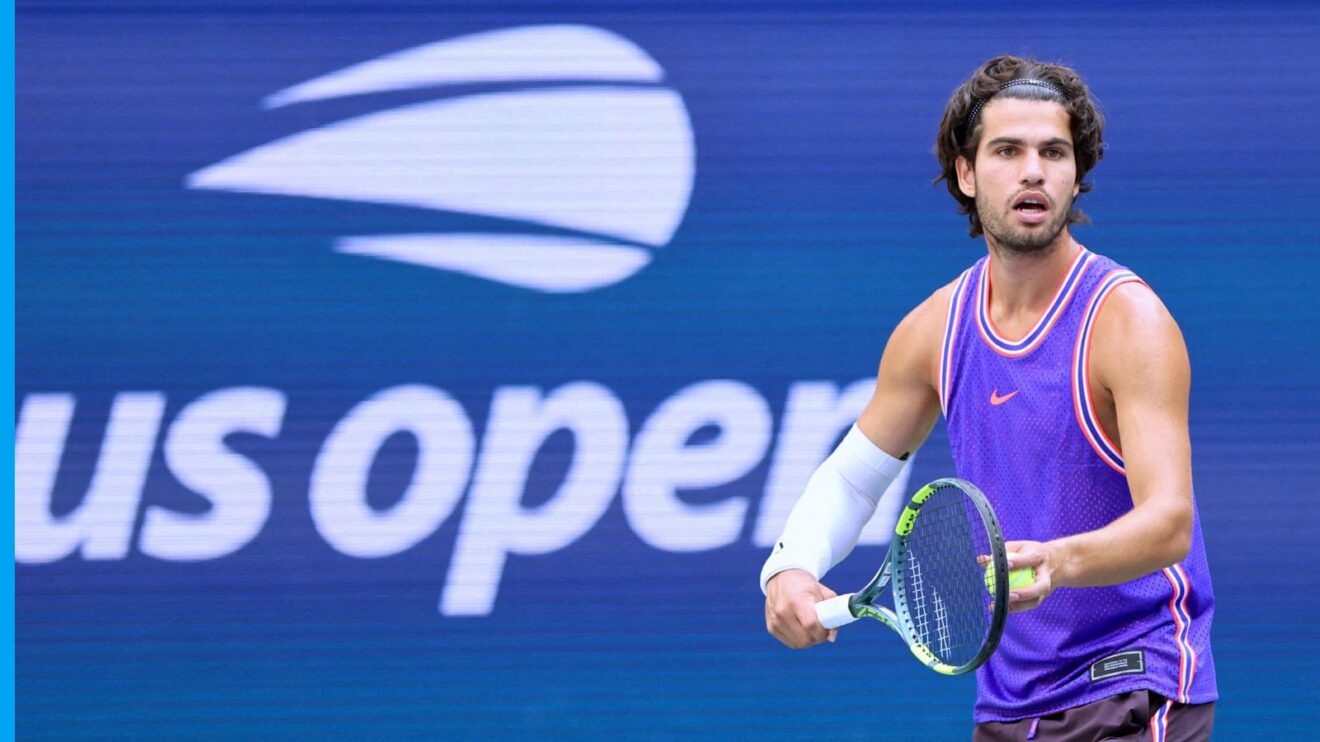 Carlos Alcaraz at the US Open