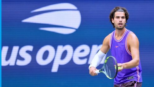 Carlos Alcaraz at the US Open
