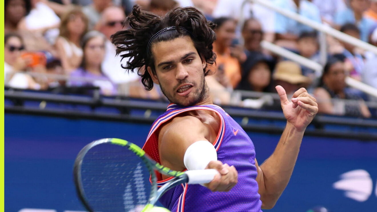Carlos Alcaraz at the US Open