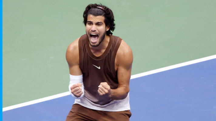 Carlos Alcaraz at the US Open