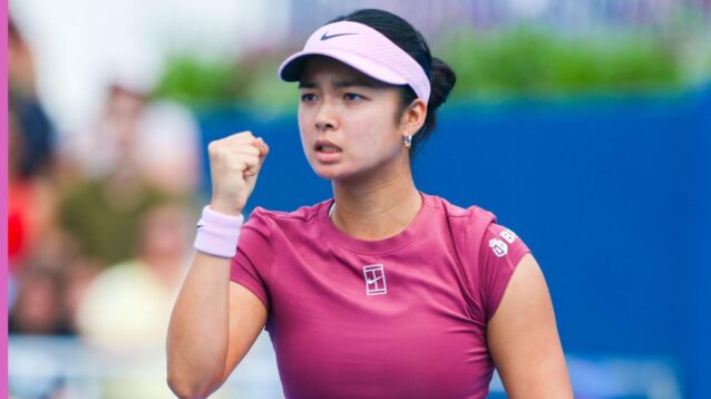 Alex Eala at the Cincinnati Open