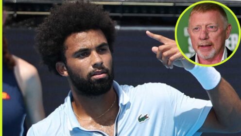 Arthur Fils and Boris Becker