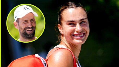 Aryna Sabalenka and Novak Djokovic
