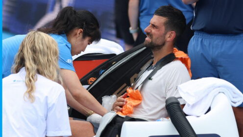 Novak Djokovic at the Cincinnati Open
