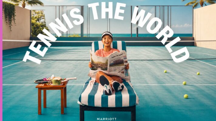 Alex Eala in a new Marriott advert