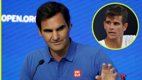 Roger Federer and Rafael Jodar