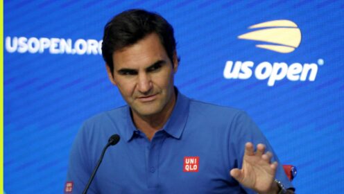 Roger Federer at the 2026 US Open