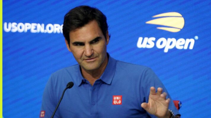 Roger Federer at the 2026 US Open