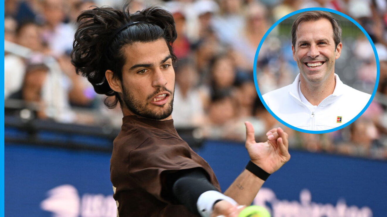 Carlos Alcaraz and Greg Rusedski