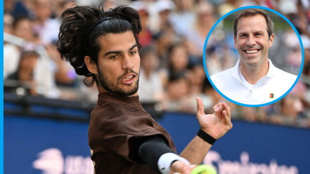 Carlos Alcaraz and Greg Rusedski
